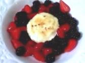 Fresh Berry Mascarpone Brulee 
